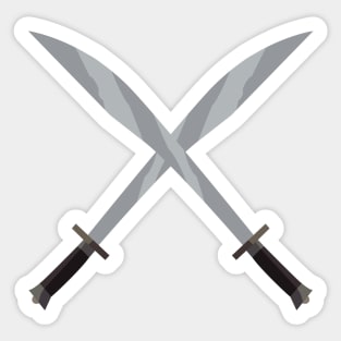 Zuko's Broadswords Sticker